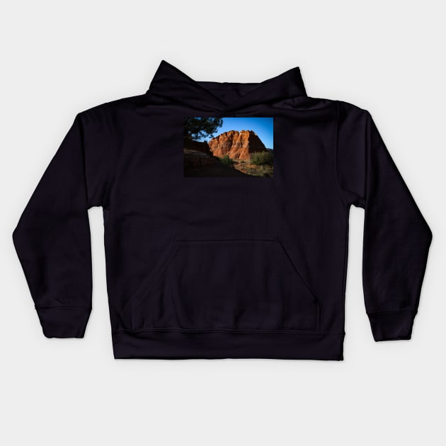 Palo Duro Canyon Texas Kids Hoodie by jonesing